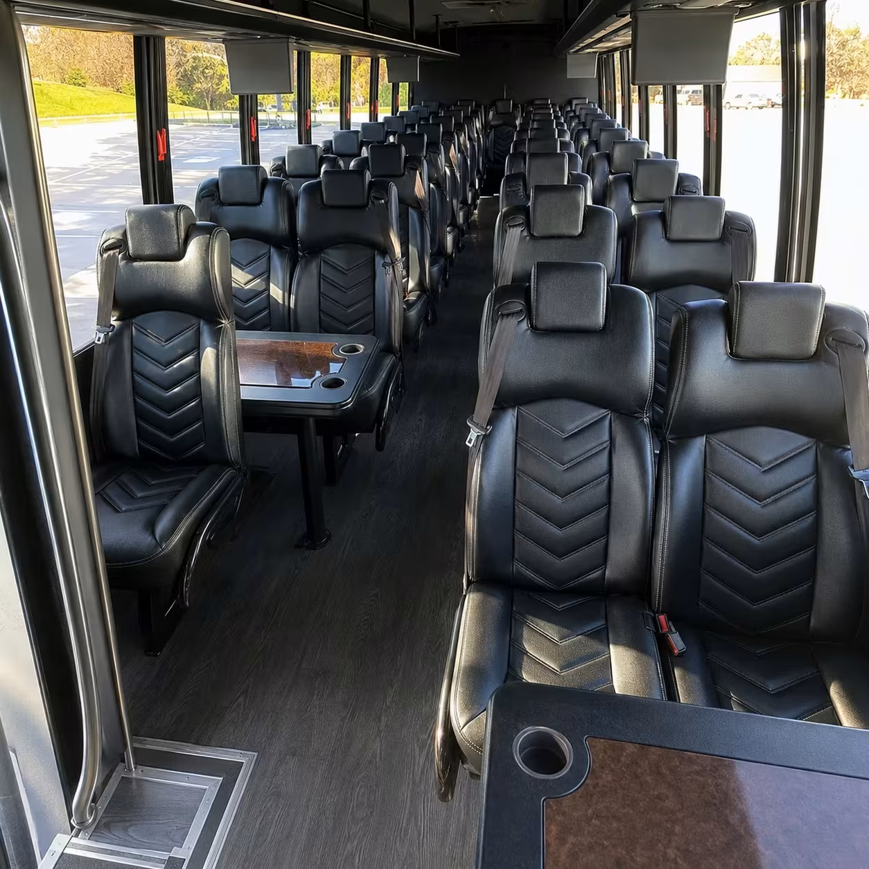 25 passenger minibus inside