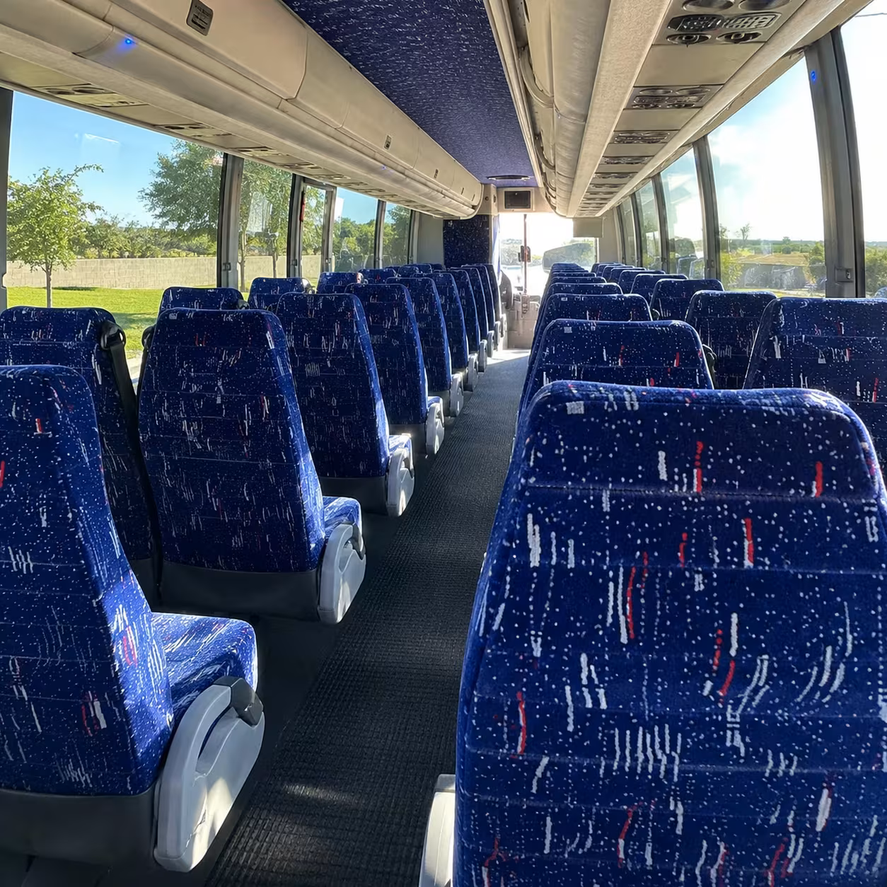 alhambra charter bus interior gallery