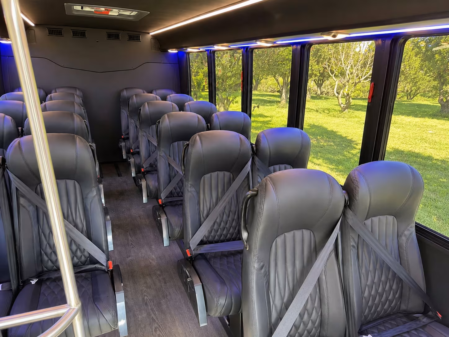 minibus rentals for alhambra wedding hotel guests
